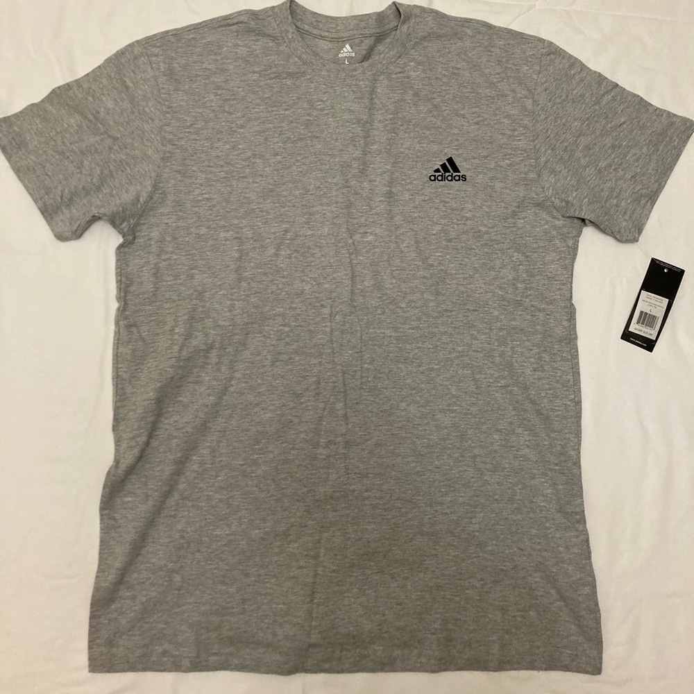 Adidas Mens Large Gray Shirt
